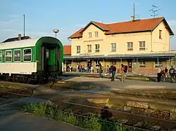 Budova stanice před rekonstrukcí (2010)