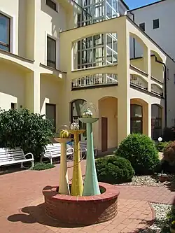 Kašna na dvoře zadního traktu