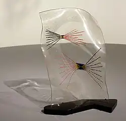 Vertikální černá, červená a modrá (1945)