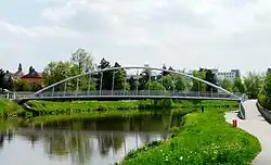 Pohled na lávku od severu