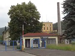 Sídlo firmy Liglass Trading s. r. o. v bývalé továrně v Líšném v okrese Jablonec nad Nisou