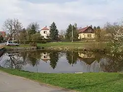 Nádrž na návsi v Lítkovicích