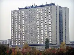 Budova Fakultní nemocnice L. Pasteura na třídě SNP v Košicích (lůžková část)