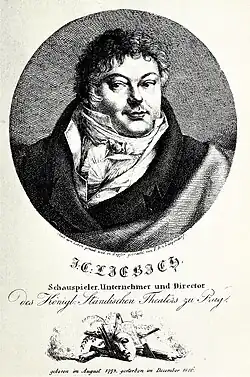 Ferdinand von Lütgendorff-Leinburg: Portrét, mědirytina, Praha 1815-1816