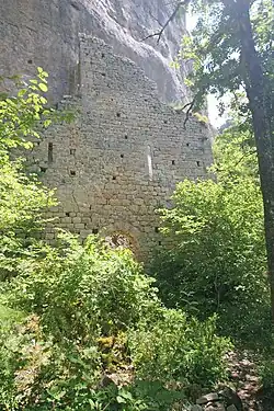 zříceniny hradu a poustevny Saint Pons