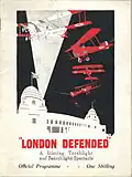 Poutač k akci „London Defended“ v roce 1925