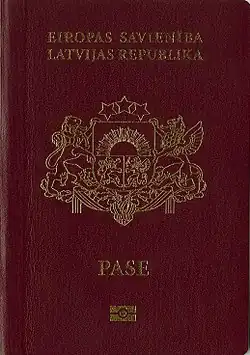 Lotyšský cestovní pas