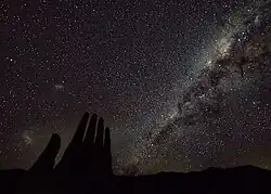 Dílo s pohledem na Mléčnou dráhu