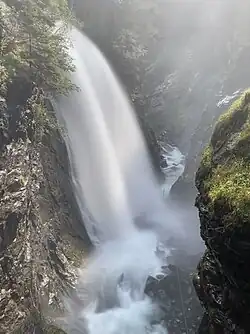 vodopády di Riva v přírodním parku