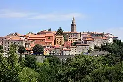 Pohled na město Labin