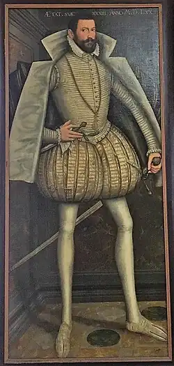 Portrét Ladislava III. z Lobkovic od Hanse Krella z roku 1570