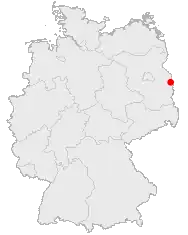 Frankfurt nad Odrou na mapě