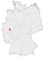 Bergneustadt na mapě