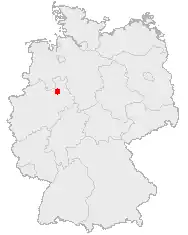 Bielefeld na mapě