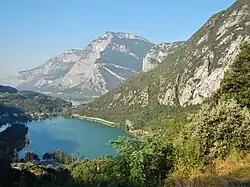 Pohled z místa nad elektrárnou