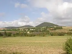 Lahovice od hlavní silnice