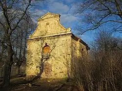 Průčelí kostela sv. Jakuba