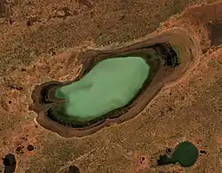 Jezero ze satelitu Sentinel 2 (2019)