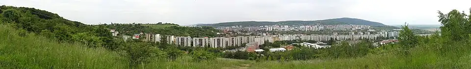 Panoramatický výhled z kopce Háj