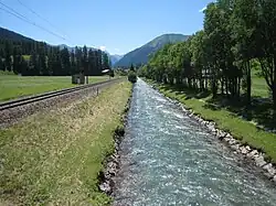 Landwasser poblíž Davosu