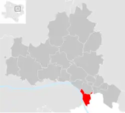 Langenzersdorf na mapě