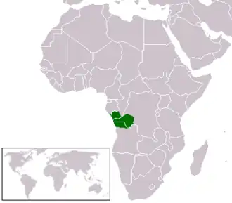 Mapa rozšíření jazyka