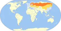 Areál rozšíření