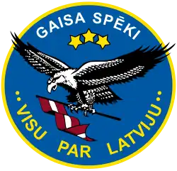 Emblém Lotyšského letectva