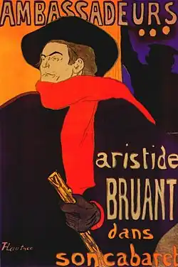 Toulouse-Lautrec: Aristide Bruant, 1892