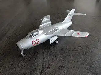 Model letounu Lavočkin La-176