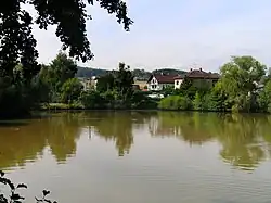 Západní rybník v Břežanech