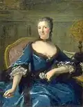 Marianne Loir: Émilie du Châtelet (olejomalba, cca 1748)