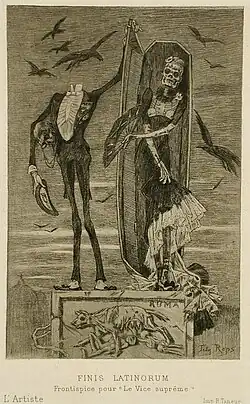 Svrchovaná neřest rozm: 14,92x9,84 cm technika: lept, tisk umístění: Los Angeles County Museum of Art (LACMA), USA