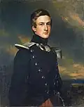 Franz Xaver Winterhalter: Vévoda z Aumale jako major XVII. kavalerie, asi 1840