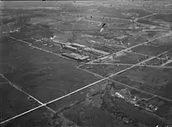 Leaside aerodrome from air