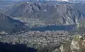 Město Lecco viděné z Resegone
