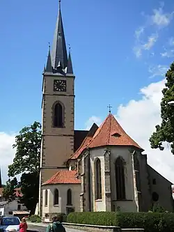 Kostel sv. Petra a Pavla od východu