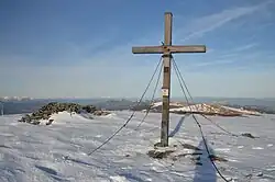 Lenzmoarkogel, pohled z vrcholu k severu