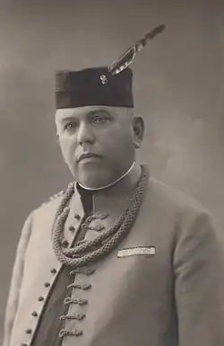 Ing. Leopold Novák v sokolském (kolem roku 1928)