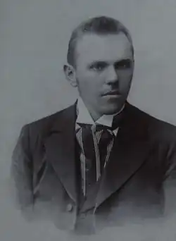 Ing. Leopold Novák v mladém věku (nejspíše před rokem 1914)