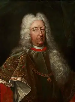 Dobový portrét hraběte Leopolda Viléma