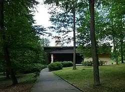 Krematorium na lesním hřbitově ve Zlíně