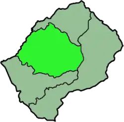 Arcidiecéze Maseru na mapě