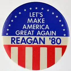 LET'S MAKE AMERICA GREAT AGAIN - REAGAN '80