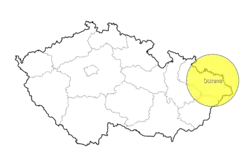 Poloha stanice a akční rádius vrtulníku Kryštof 05