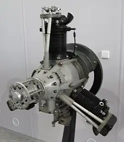 Walter Polaris (hvězdicový, pístový tříválec)