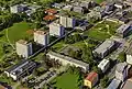 Letecký pohled na kampus