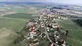 Letecký snímek obce