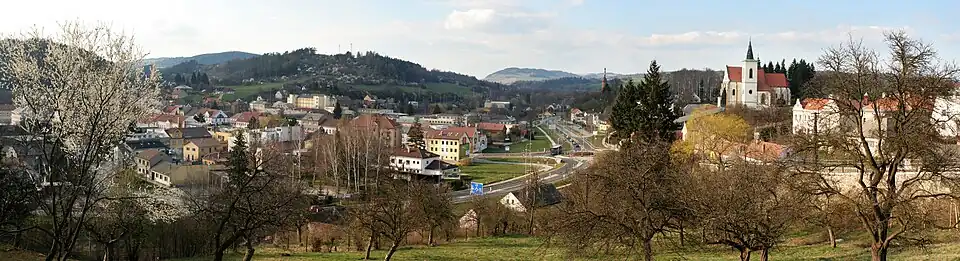 Panorama města Letovice