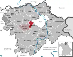 Leupoldsgrün na mapě